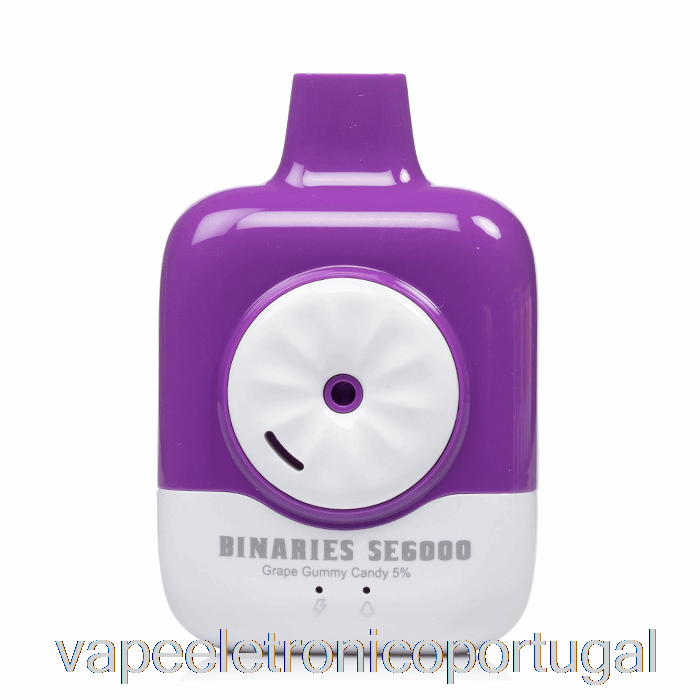 Vape Eletrônico Horizonte Binários Se6000 Bala De Goma De Uva Descartável